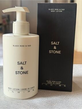 Salt & Stone Black Rose & Oud Body Lotion 7 oz With Box